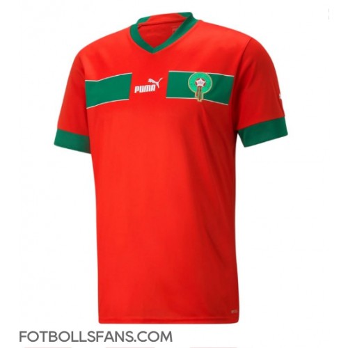 Marocko Replika Hemmatröja VM 2022 Kortärmad